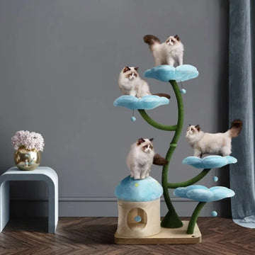 Floral Cat Tower